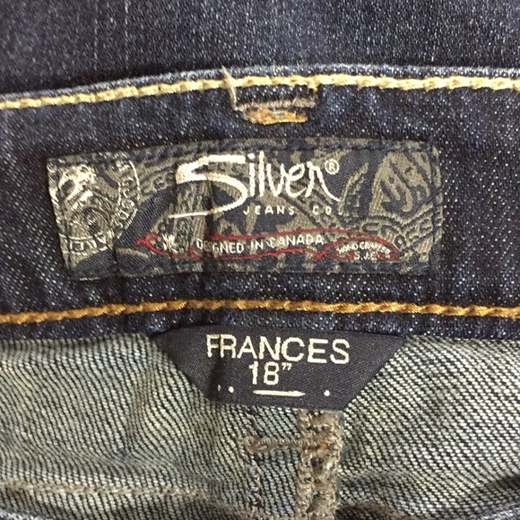 Silver jeans 'Frances 18' raw hem size w30 - Picture 3 of 5